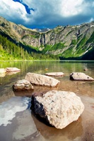 Avalanche Lake Monrtana USA 60